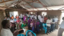 Members of St. Francis of Assisi Catholic Church in Kenya's Malindi Diocese at Mass on Sunday, February 26. It was the first Mass after the Church remained closed for two months following suspected militant attacks in December last year. Credit: Fr. Alex Kimbi