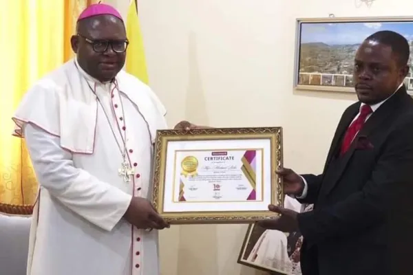 Cameroonian Catholic Bishop Honored for “exceptional” Leadership Skills