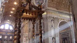 Bernini’s famous baldacchino in St. Peter’s Basilica. / Credit: Ricardo André Frantz/Wikipedia/CC BY-SA 3.0