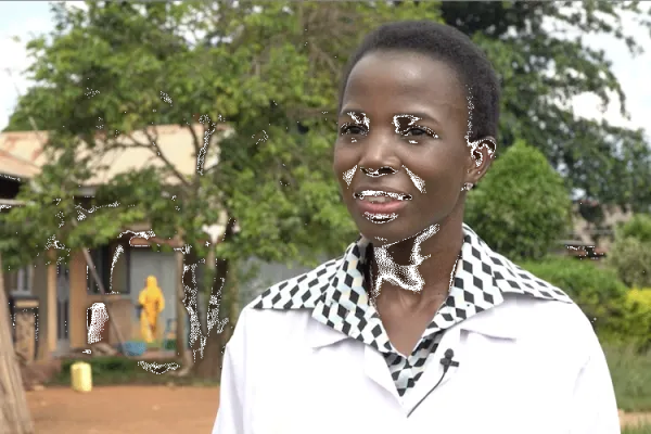 Irene Kyamummi, 2020 Harambee Prize winner in a past interview in Kampala, Uganda. / Harambee Africa International