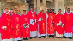 Archbishop Ignatius Kaigama with Priests of the Archdiocese/ Credit: Archdiocese of Abuja