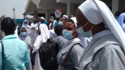 Some of the religious Sisters outside St. Joseph Cathedral Kakamega. Credit: Sr. Irene Muhanga