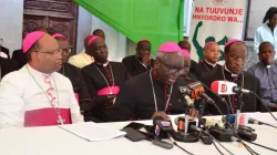 Members of the Kenya Conference of Catholic Bishops (KCCB) during a press briefing on 10 November 2022. Credit: KCCB