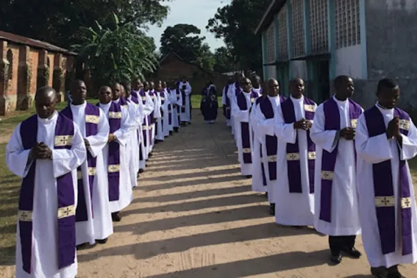 Priests of the Diocese of Kindu in DR Congo. Credit: Kindu Diocese