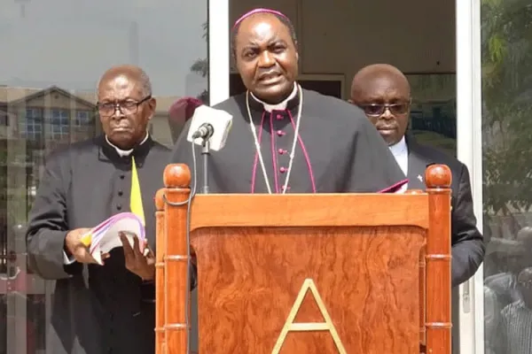 Bishop Abraham Kome, President of the National Episcopal Conference of Cameroon. Credit. NECC