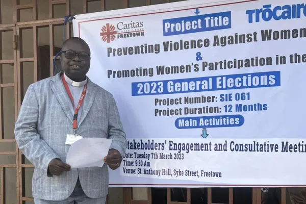 Caritas Freetown Director Calls for Support of Women in Sierra Leone’s Upcoming Elections