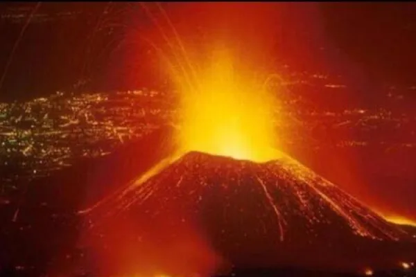 Lava from Mount Nyiragongo in Goma in eastern Democratic Republic of Congo/ Courtesy Photo