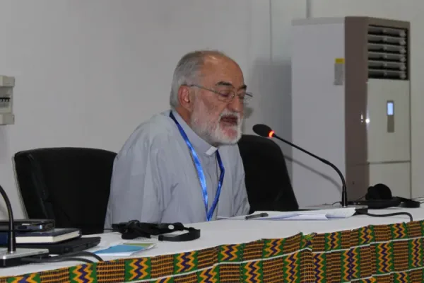 Cristobal Cardinal Lòpez Romero during his presentation at the 19th Plenary Assembly of the Symposium of Episcopal Conferences of Africa and Madagascar (SECAM) in Accra, Ghana. Credit: ACI Africa