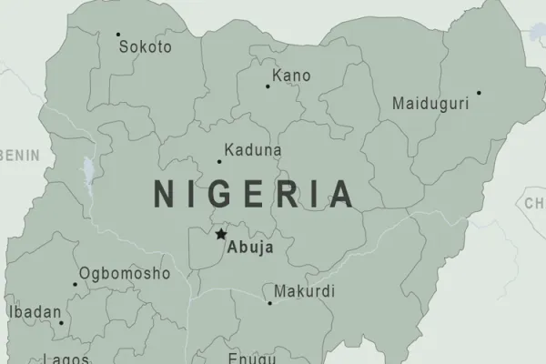 Map of the Federal Republic of Nigeria / Nigeria