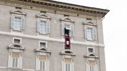 Pope Francis delivers the Angelus address on Feb. 26, 2023. | Vatican Media