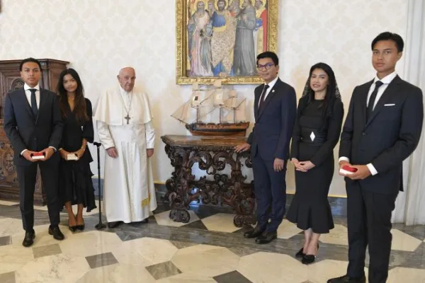 Pope Francis Meets Catholic President of Madagascar