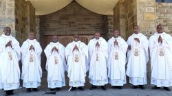 The eight newly ordained priests of the Contemplative Evangelisers of the Heart of Christ (CECC) / CECC/Facebook