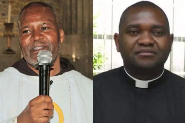 Mons. Wolfgang Pisa (left), appointed Bishop of Tanzania’s Lindi Diocese and Mons. Isaac Bunde Dugu (right) appointed Bishop of Katsina-ala Diocese in Nigeria. Credit: Courtesy Photo