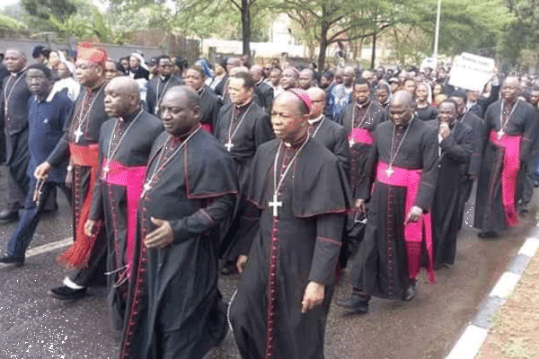 Catholic Bishops in Nigeria lead peaceful protests against insecurity on March 1 in Abuja