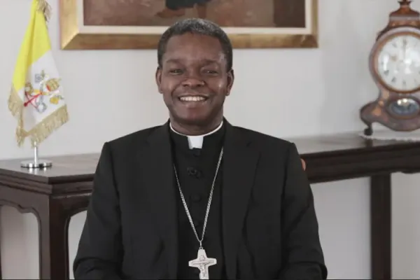 Archbishop Fortunatus Nwachukwu, appointed Secretary of the Dicastery for Evangelization. Credit: CNA Deutsch/EWTN