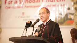 Archbishop Antoine Camilleri addressing delegates during the opening ceremony of the March 1-6 SECAM Plenary Assembly taking place in Ethiopia’s capital city, Addis Ababa. Credit: ACI Africa