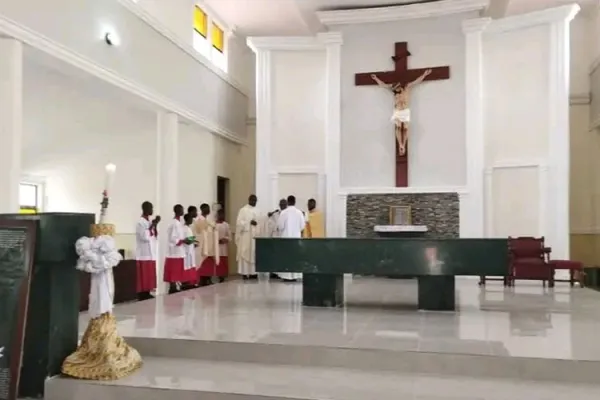 Easter Sunday Mass at St. Francis Xavier Owo Catholic Parish of Ondo Diocese in Nigeria. Credit: Ondo Diocese