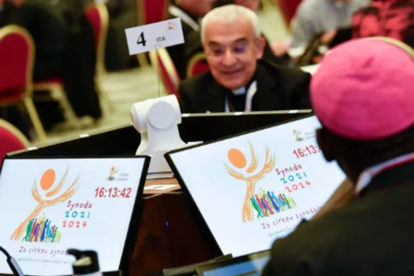 Participants in the synodal meetings in Paul VI Audience Hall-Vatican City. Credit: Vatican Media