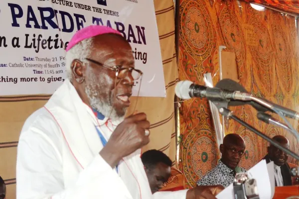 South Sudanese President Pays Glowing Tribute to Bishop who “never abandoned his flock”