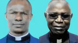 Mons. Libère Pwongo Bope (right) and Mons. Léonard Kakudju Muzinga (left) appointed Bishops for the Democratic Republic of Congo’s (DRC) Basankusu and Kamina Dioceses respectively. Credit: CENCO