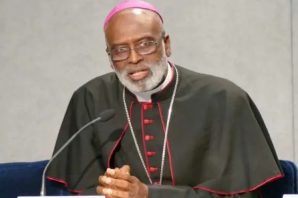 Archbishop Charles Palmer-Buckle of Ghana's Cape Coast Archdiocese in hospital with COVID-19-related complications. / Courtesy Photo