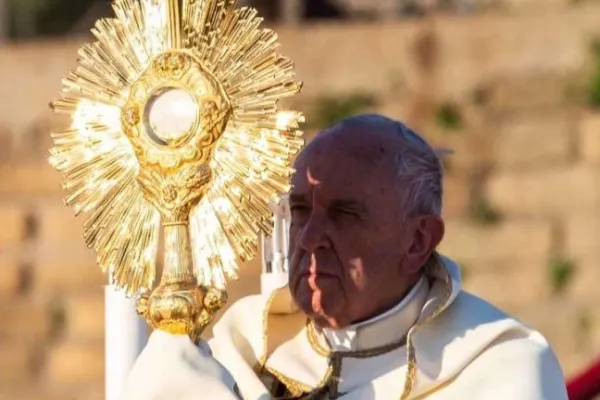 Pope Francis: The Eucharist is God’s Response to the Deepest Hunger of the Heart