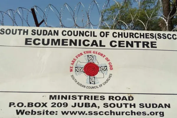 Sign Post of the Juba-based South Sudan Council of Churches, seven-member ecumenical body with a strong legacy of peacebuilding, reconciliation and advocacy / ACI Africa