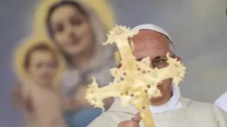 Pope Francis celebrates Mass in Gyumri, Armenia, June 25, 2016. | L'Osservatore Romano/CNA