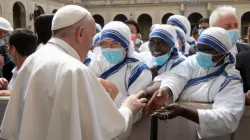 Pope Francis’ general audience in the San Damaso Courtyard of the Apostolic Palace, June 2, 2021./ Vatican Media.