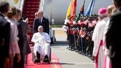 Pope Francis arrives in East Timor on Sept. 9, 2024. / Credit: Daniel Ibañez/CNA