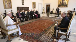 Pope Francis meets with a delegation from the Lutheran World Federation on June 20, 2024, in the Apostolic Palace at the Vatican. / Credit: Vatican Media