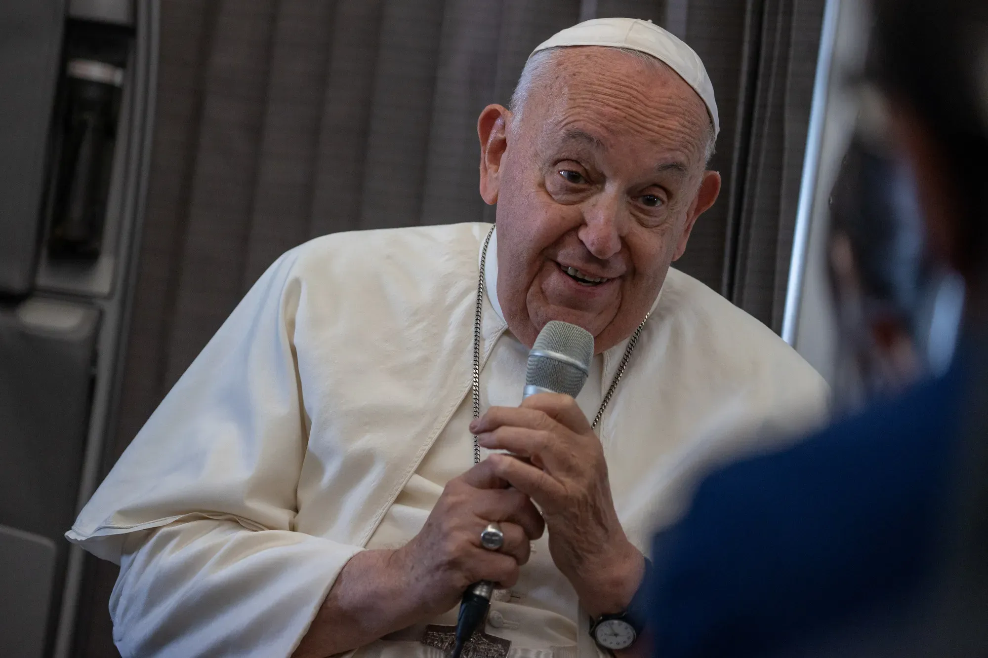 Pope Francis papal plane