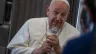 Pope Francis speaks to journalists aboard the papal plane during an in-flight press conference on Friday, Sept. 13, 2024, on his return from his nearly two-week tour of Southeast Asia. / Credit: Daniel Ibañez/CNA