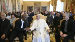 Pope Francis meets with priests of the Sacred Heart of Jesus (Dehonians) on June 27, 2024, at the Vatican. / Credit: Vatican Media