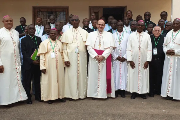 Archbishop Paulo Borgia, the Apostolic Nuncio in Ivory Coast with Participants at the meeting on Land Grabbing in Africa organized by RECOWA.