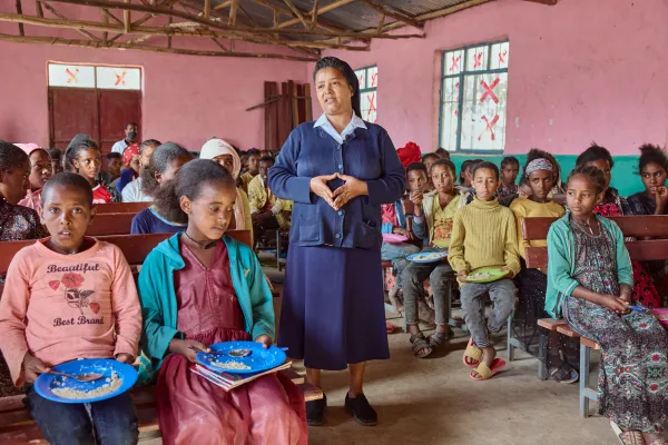 As Hunger Crisis Unfolds in Ethiopia, Global Charity Teams up with Catholic Nuns to Feed Children