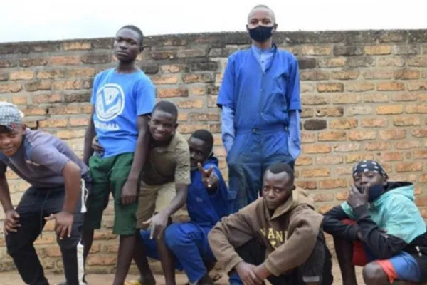 Some of the street youths  who have benefitted from Salesian Centre in Rwanda/ Credit: Agenzia Info Salesiana (ANS)