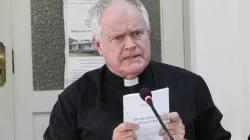 Fr. Mike Lewis SJ, the Chairman of the National Professional Conduct Committee at the plenary meeting of the SACBC. Credit: SACBC