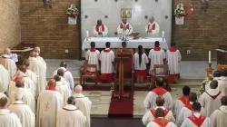 Members of the Southern African Catholic Bishops’ Conference (SACBC) during the opening Mass of the SACBC Plenary Assembly in January 2023. Credit: SACBC