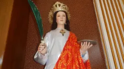 Statue of St. Lucy at the New Chapel of St. Lucy in Pampanga province, Philippines. / Credit: Judgefloro, CC0, via Wikimedia Commons