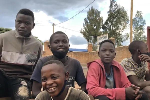 Some children receiving training at St. John Bosco Parish and Salesian Vocational Training Center in Rango in Rwanda's Butare Diocese