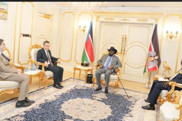 Rome-Based Lay Catholic Association Meets South Sudan’s President Over Peace Process