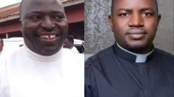 Father John Mark Cheitnum, left, and Father Denatus Cleopas, right. Photos courtesy of Archdiocese of Kaduna.