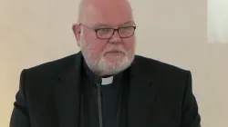 Cardinal Reinhard Marx speaks at a press conference in Munich, Germany, Jan. 27, 2022. / Credit: Screenshot from erzbistum-muenchen.de