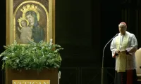 In a prerecorded audio message, Pope Francis thanked those gathered for the rosary prayer service in St. Peter’s Square on Thursday night, March 6, 2025. / Credit: Vatican Media/EWTN YouTube