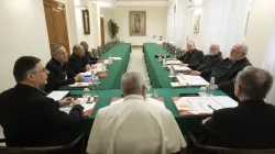 The Council of Cardinals meets with Pope Francis on Feb. 21, 2022. | Vatican Media.