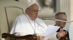 Pope Francis gives his general audience address in St. Peter’s Square at the Vatican on Sept. 13, 2023. | Credit: Vatican Media