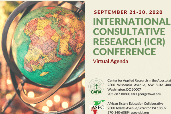 A poster announcing the International Consultative Research (ICR) Conference. / International Consultative Research (ICR).