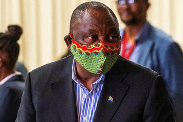 South African President Cyril Ramaphosa.