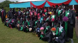 New graduate nurses and midwives from South Sudan's Catholic Health Training Institute (CHTI). Credit: Courtesy Photo